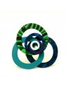 Brooch Springs Malachite MUB1